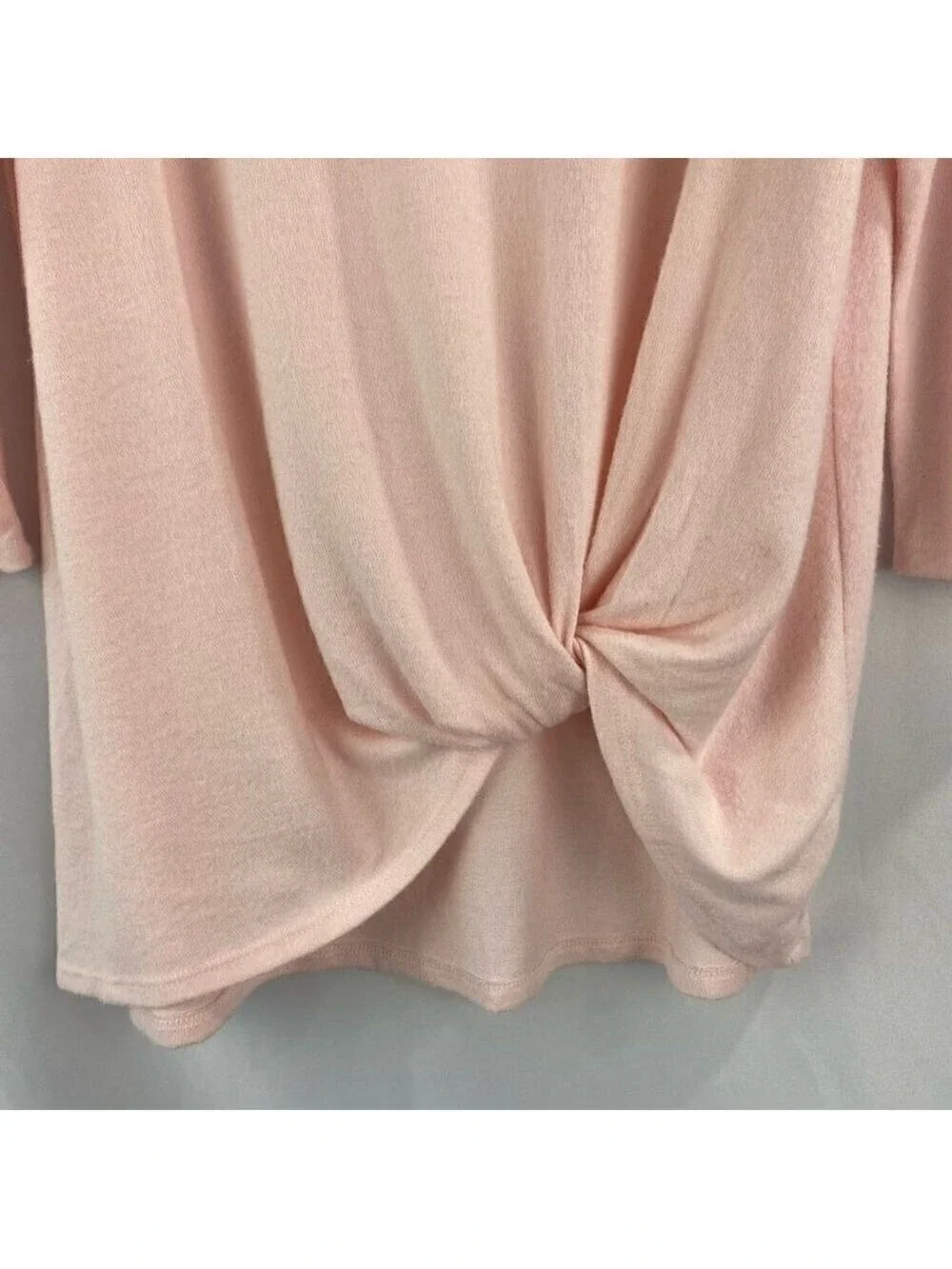 Gibsonlook Womens Soft Pastel Pink Top Long Sleeve XS Never Worn